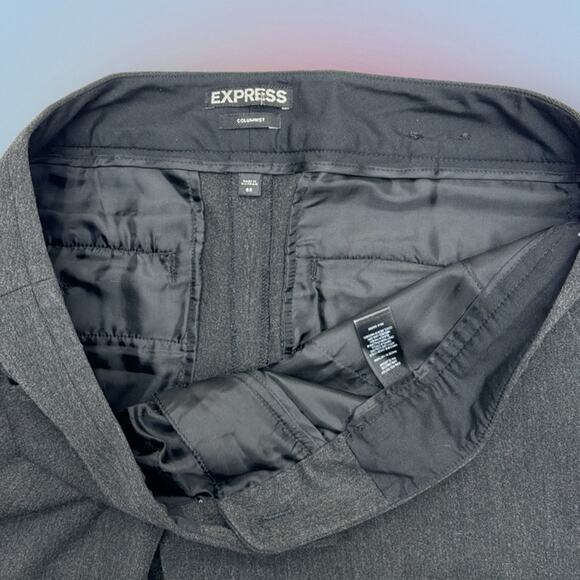 EXPRESS Women’s 6 Charcoal Gray COLUMNIST Bootcut Pant - Picture 4 of 4